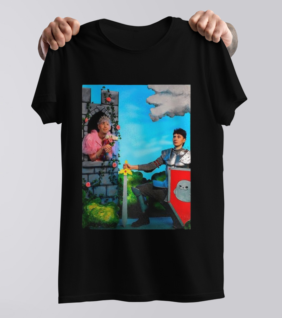 Dan Howell Phil Lester Princess Knight Drama Fantasy Scene T-Shirt