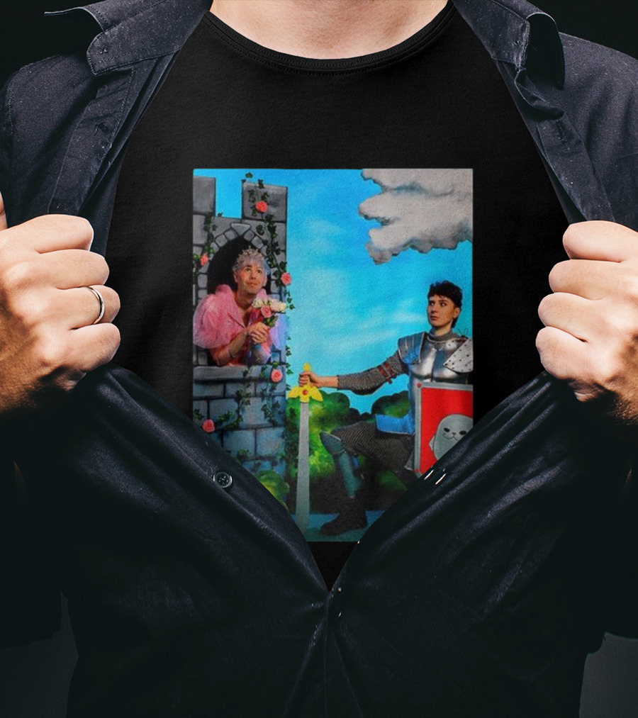 Dan Howell Phil Lester Princess Knight Drama Fantasy Scene T-Shirt