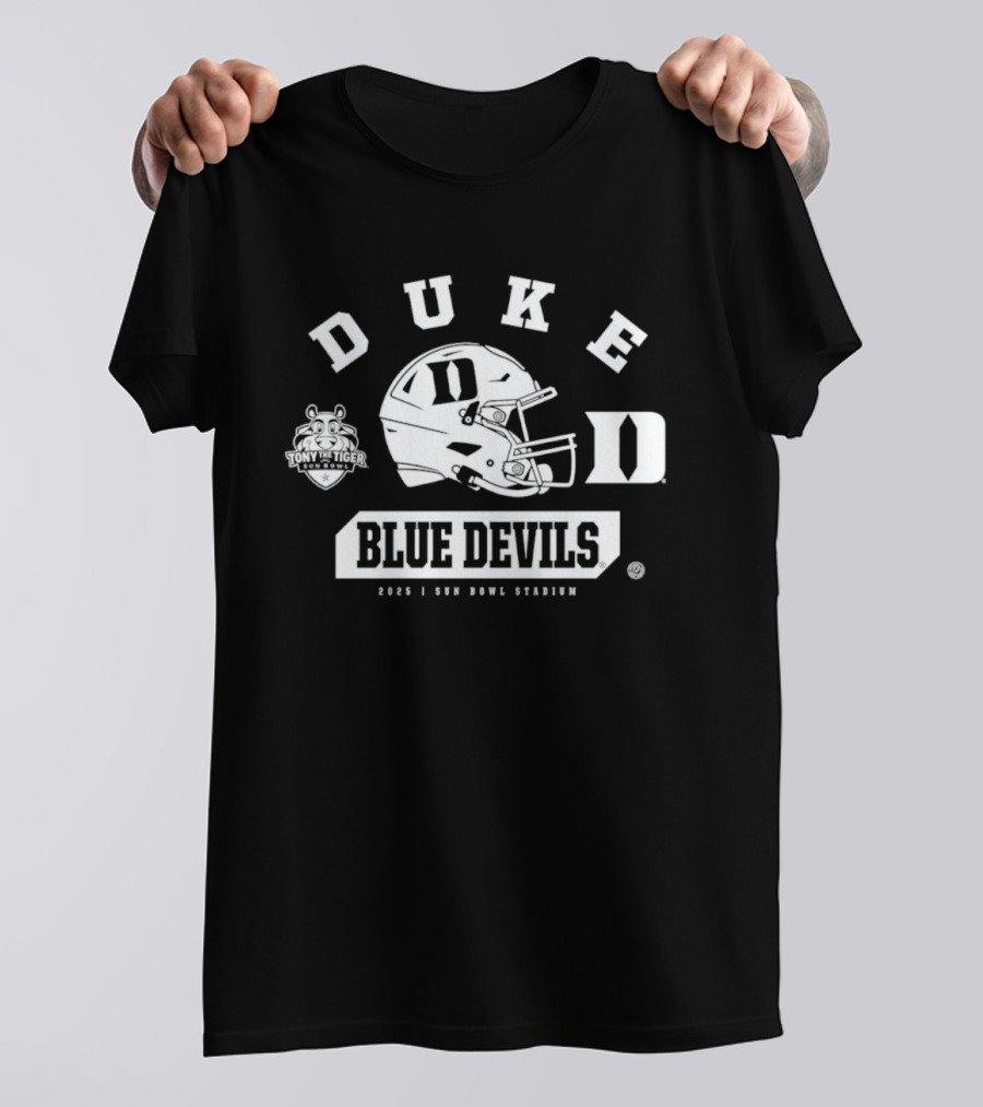 Duke Blue Devils Football Sun Bowl Stadium 2025 T-Shirt