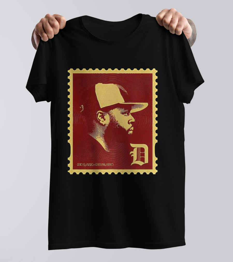 JDilla JD Stamp Feb 6 1974 Feb 10 2006 Remix D Cap T-Shirt