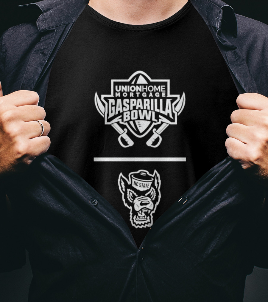 NC State Wolfpack Union Home Mortgage Gasparilla Bowl Iconic Sports Event Fan Gear T-Shirt