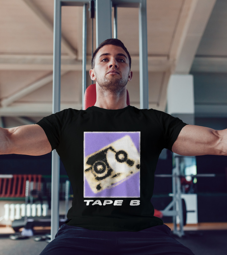 Blurred Cassette Tape B Retro Vibe T-Shirt