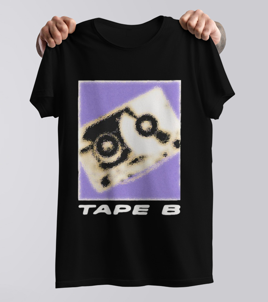 Blurred Cassette Tape B Retro Vibe T-Shirt