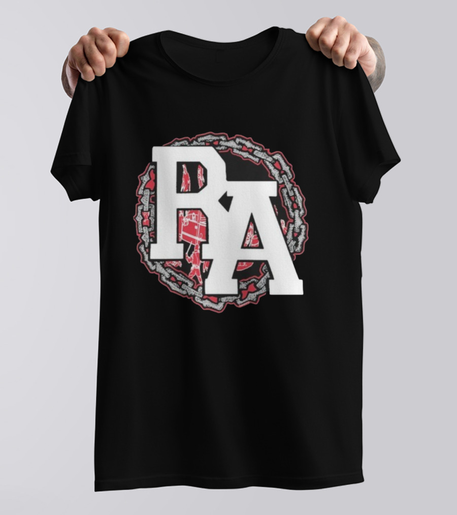 Rude Awakening Bound By Chains PA Symbol With Urban Elements T-Shirt