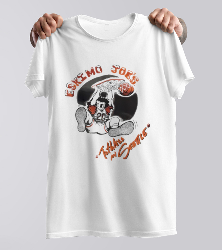 Eskimo Joe’s Toothless In Seattle 20th Anniversary Basketball Player Graphic T-Shirt
