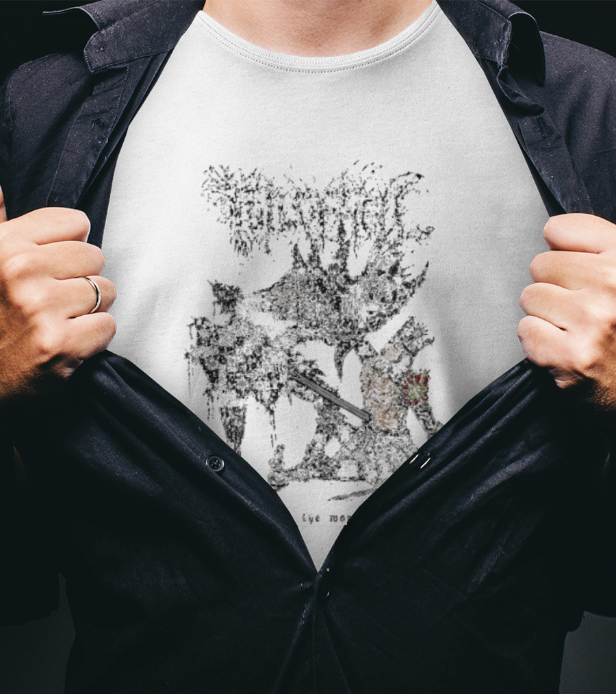 Full Of Hell To Ruin And The World’s Ending Chaotic Floral Skull Imagery T-Shirt