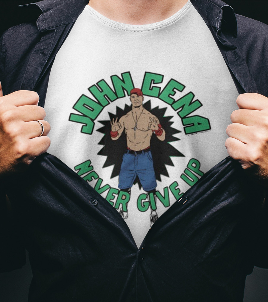 John Cena Never Give Up T-Shirt
