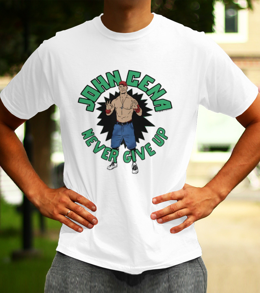 John Cena Never Give Up T-Shirt