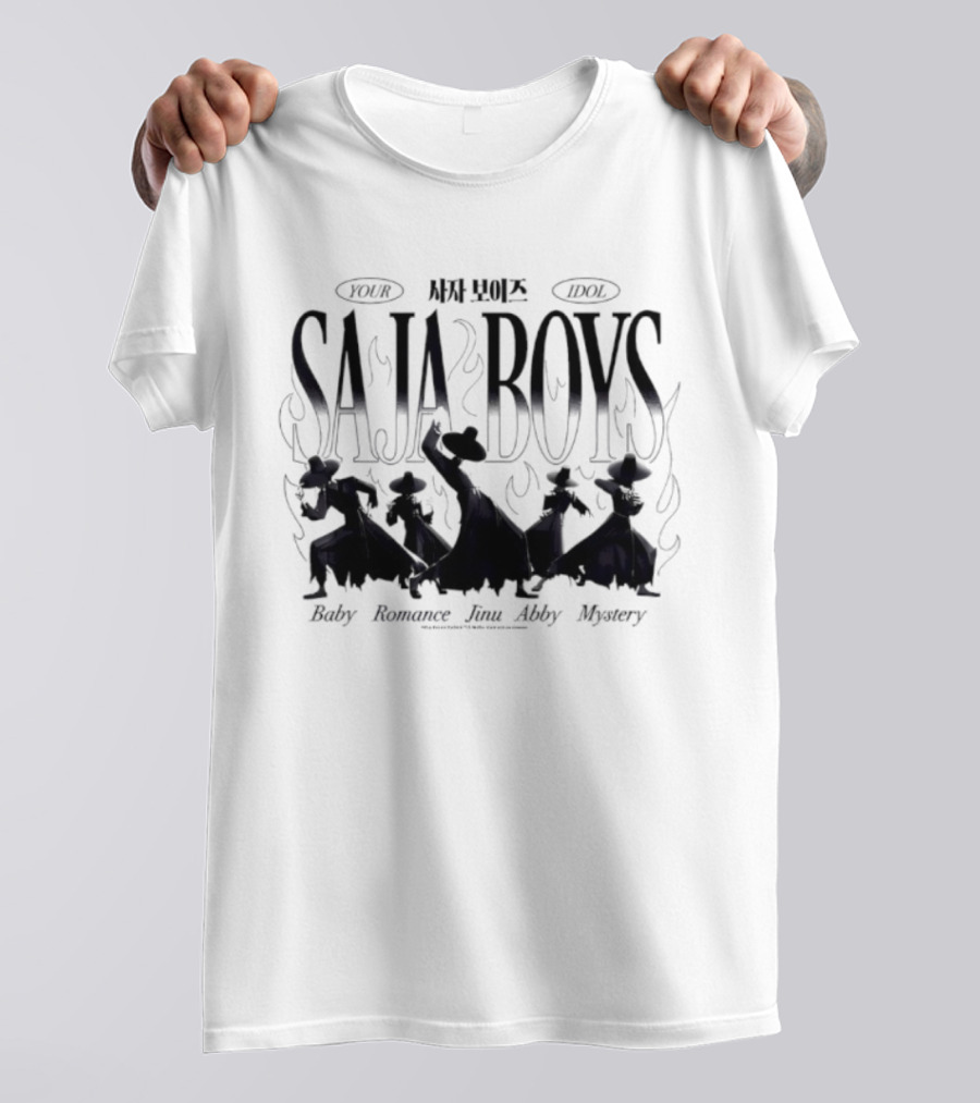 Saja Boys Kpop Demon Hunters Halloween Concert Tour 2023 T-Shirt