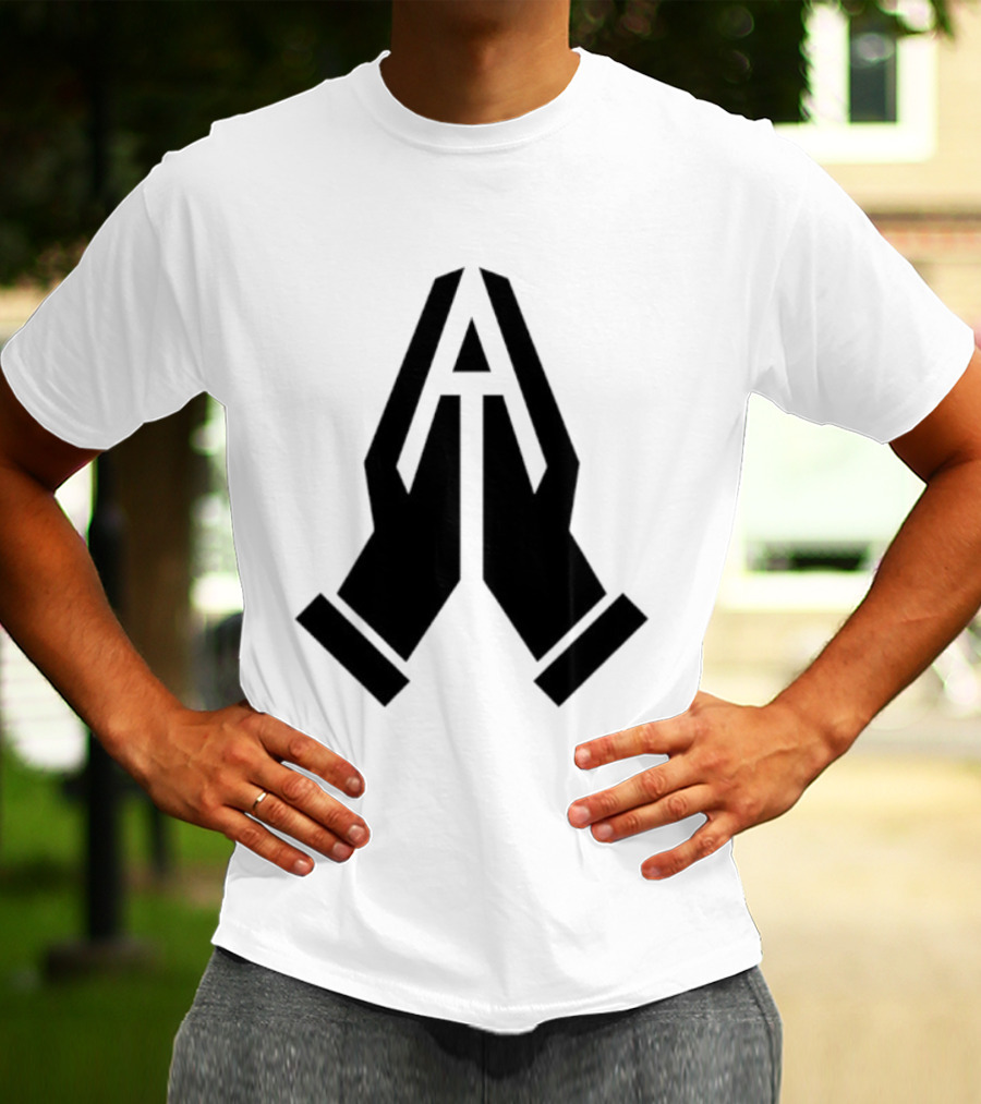 Prayer Hands Houston H-Town Hand Symbol T-Shirt