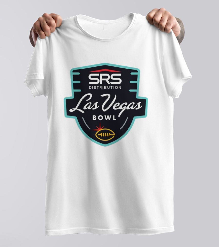 SRS Distribution Las Vegas Bowl Football Event Emblem T-Shirt