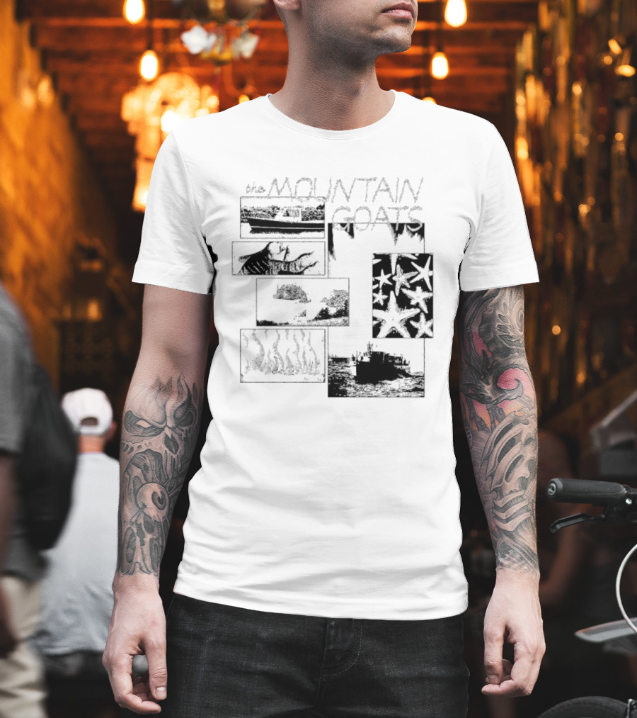 The Mountain Goats Collage Ozona El Paso New Iberia Tulareća Glynnis Napanoch Pure Heat Yasminas T-Shirt