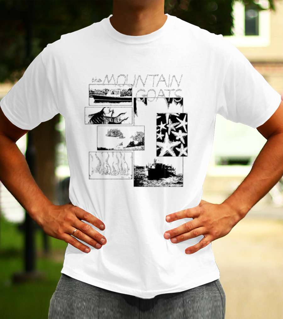 The Mountain Goats Collage Ozona El Paso New Iberia Tulareća Glynnis Napanoch Pure Heat Yasminas T-Shirt