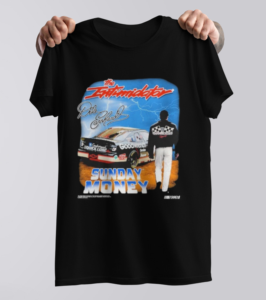 Dale Earnhardt The Intimidator Goodwrench Racing Sunday Money Nascar T-Shirt