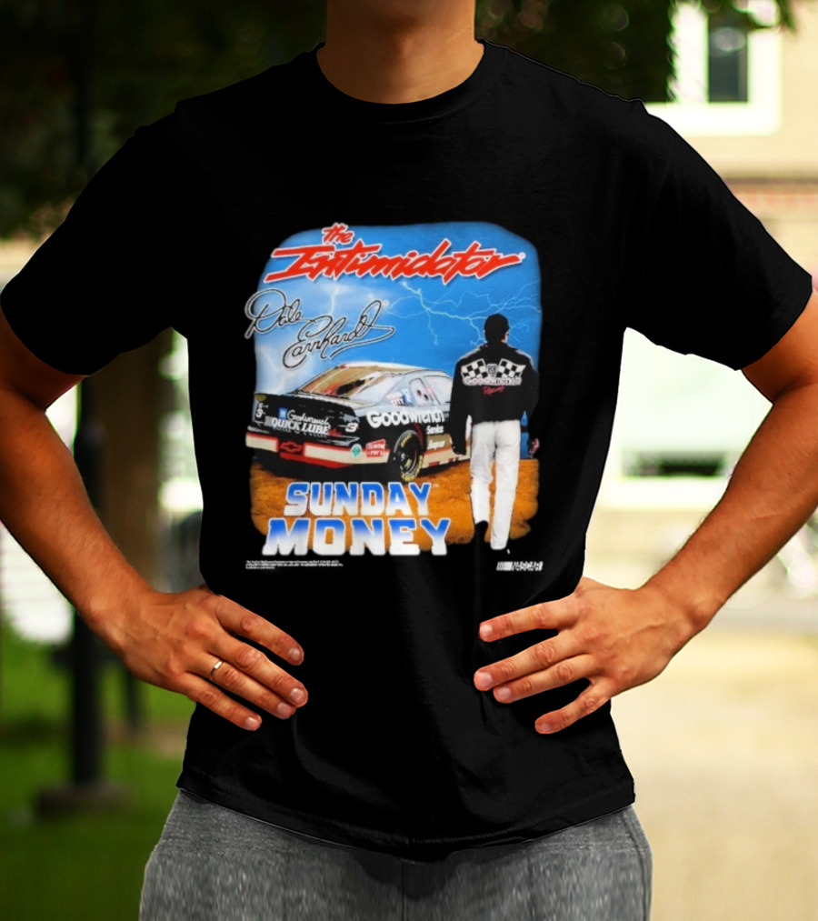 Dale Earnhardt The Intimidator Goodwrench Racing Sunday Money Nascar T-Shirt