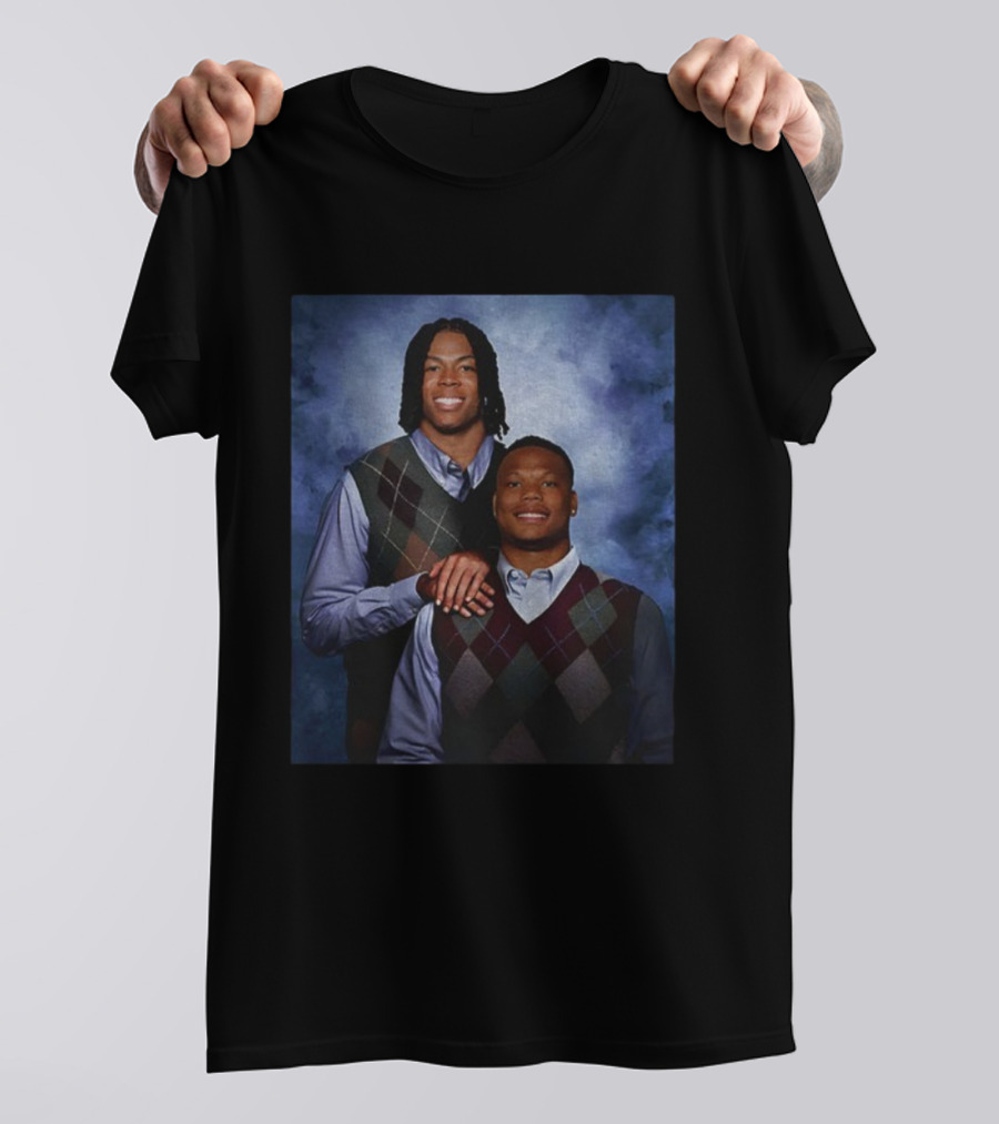 David Montgomery Jahmyr Gibbs Step Brothers Detroit Lions Football T-Shirt