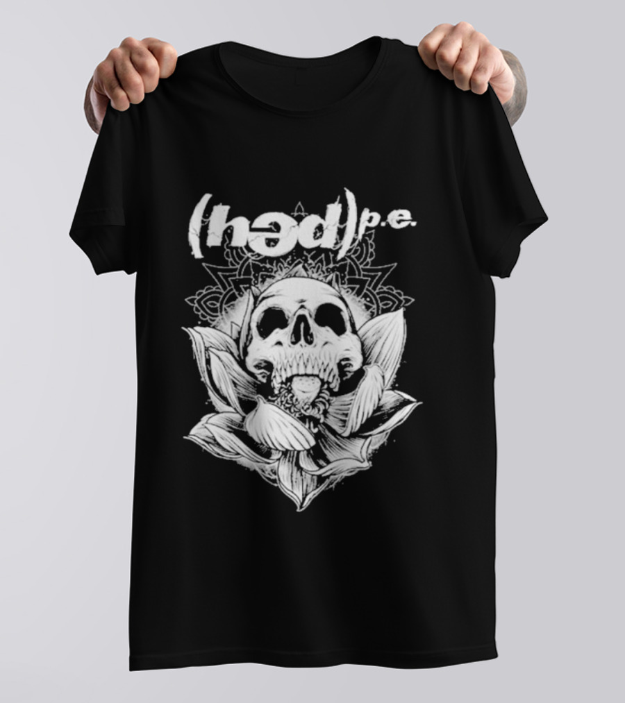 Hed PE Skull Lotus Art Mandala T-Shirt