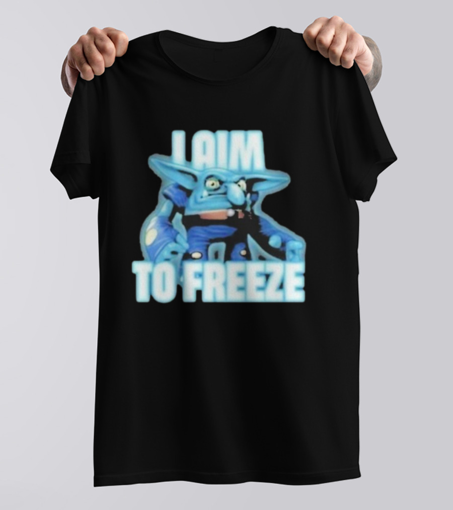 I Aim To Freeze Chill Bill Skylanders Ice Troll Character Gaming Apparel T-Shirt