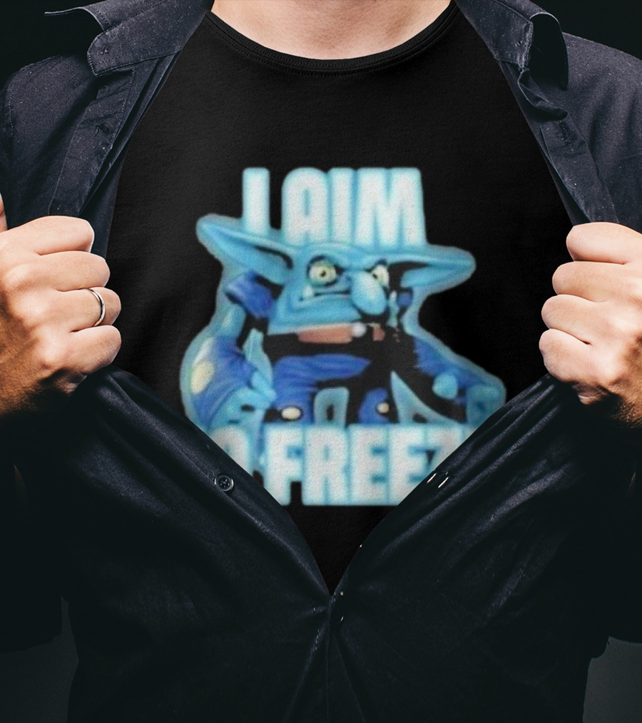 I Aim To Freeze Chill Bill Skylanders Ice Troll Character Gaming Apparel T-Shirt