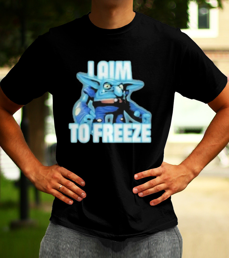 I Aim To Freeze Chill Bill Skylanders Ice Troll Character Gaming Apparel T-Shirt