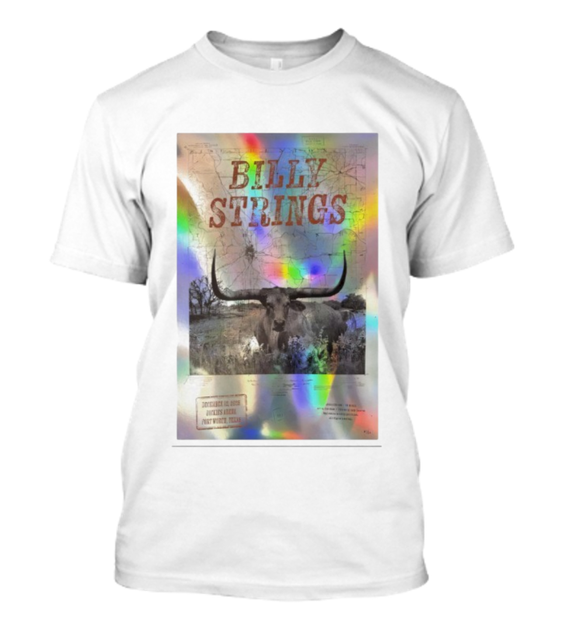 Billy Strings December 12 2025 Dickies Arena Fort Worth Texas Longhorn T-Shirt