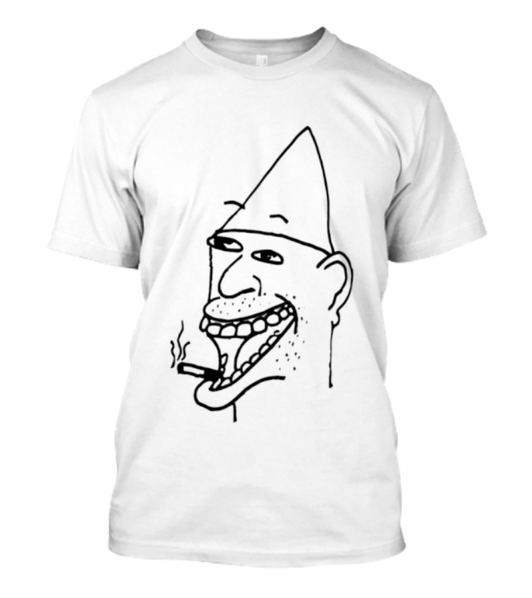 Goobsmooch Funny Smoking Cartoon Character T-Shirt