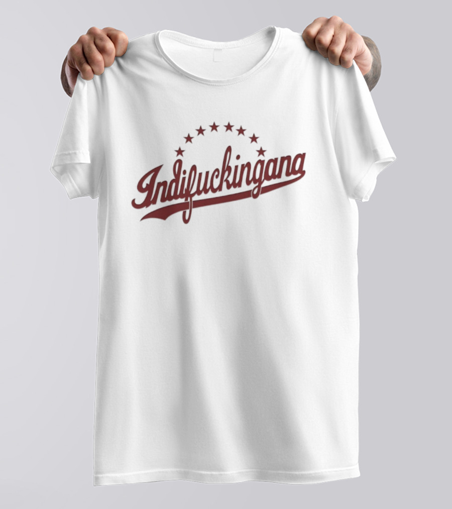 Indifuckingana Indiana Hoosiers Style Stars T-Shirt