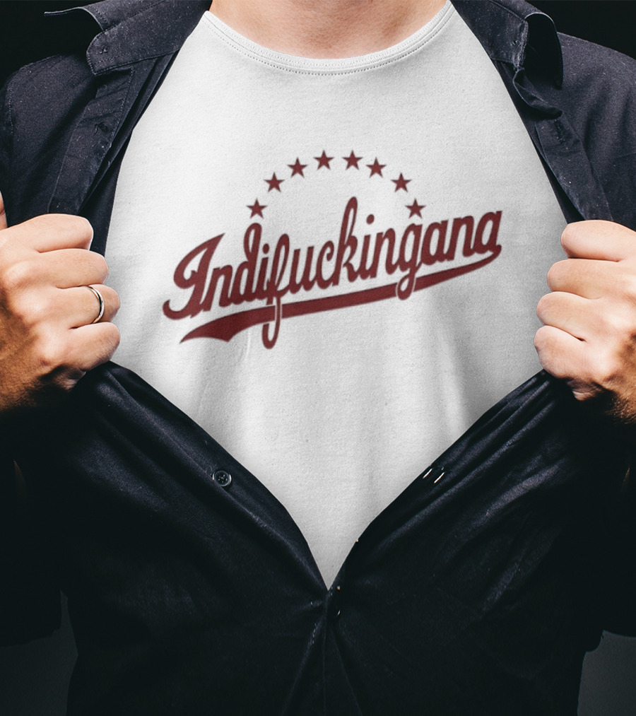 Indifuckingana Indiana Hoosiers Style Stars T-Shirt