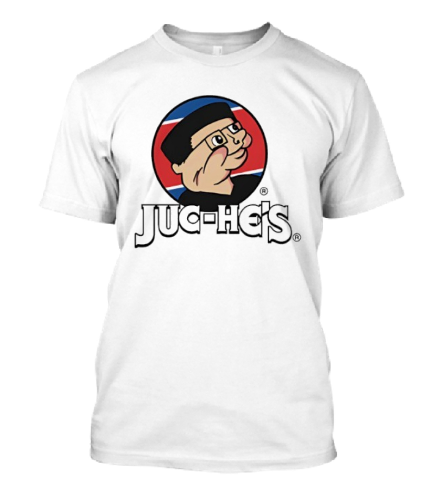 Juc-he’s By K. Thor Jensen North Korean Parody Peanuts Style Circle T-Shirt