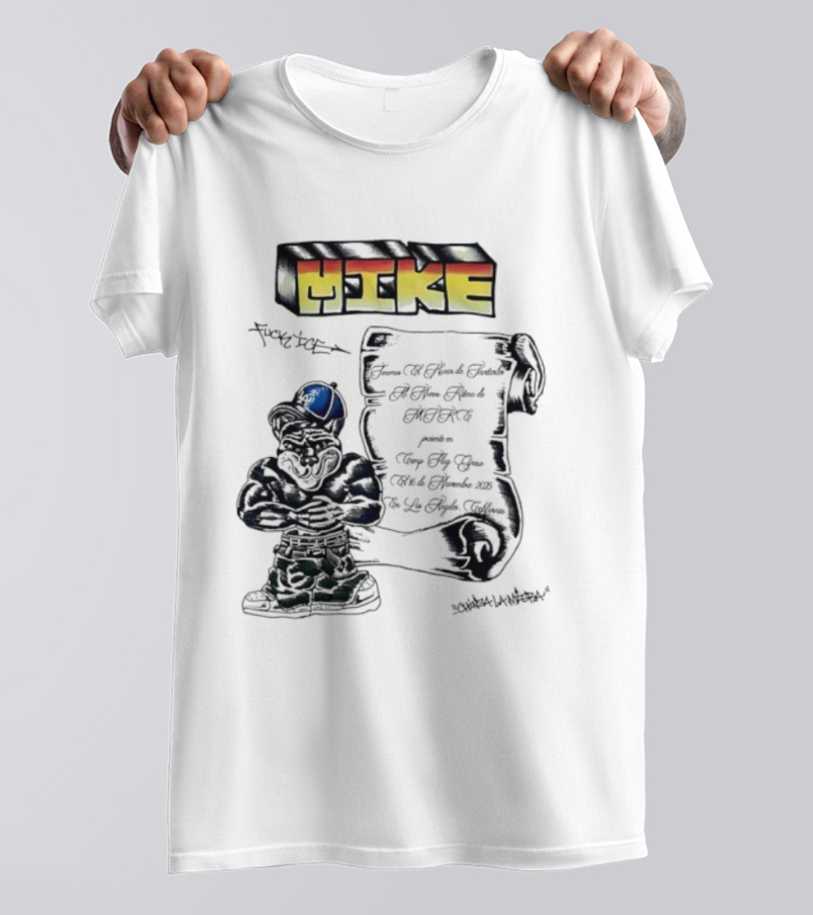 Mike Fuck Ice LA Doggers Script Mascot T-Shirt