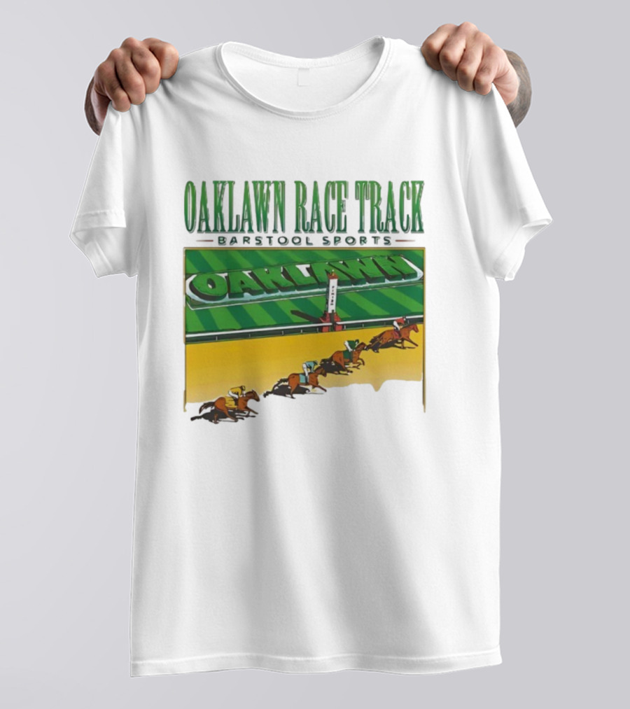Oaklawn Race Track Barstool Sports Horse Racing T-Shirt
