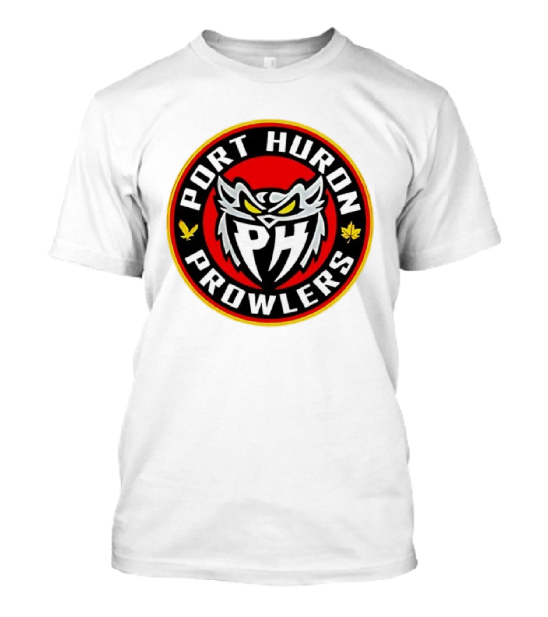 Port Huron Prowlers 2025 Hockey Team Owl Emblem T-Shirt