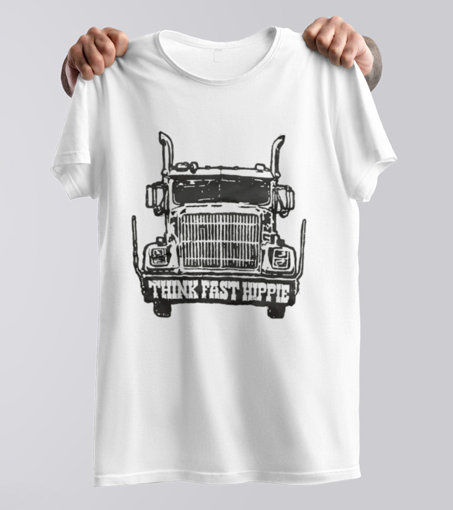 Think Fast Hippie Truck Ames Bros T-Shirt