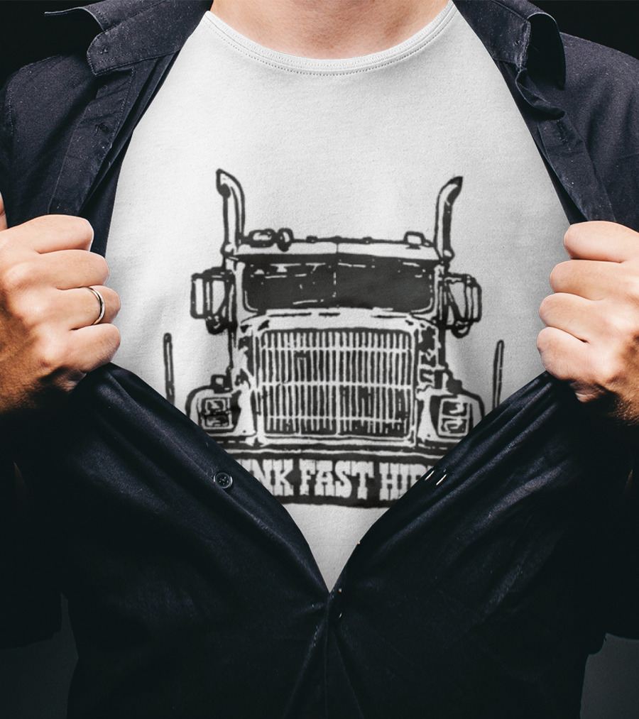 Think Fast Hippie Truck Ames Bros T-Shirt