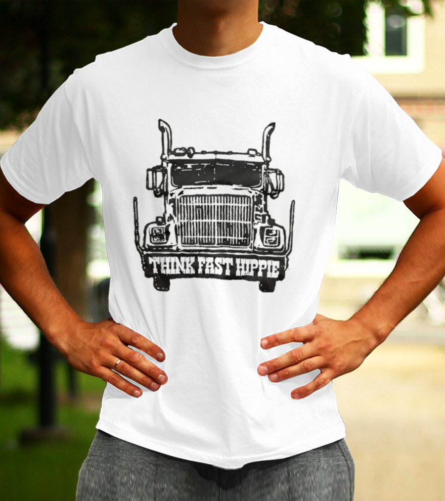 Think Fast Hippie Truck Ames Bros T-Shirt