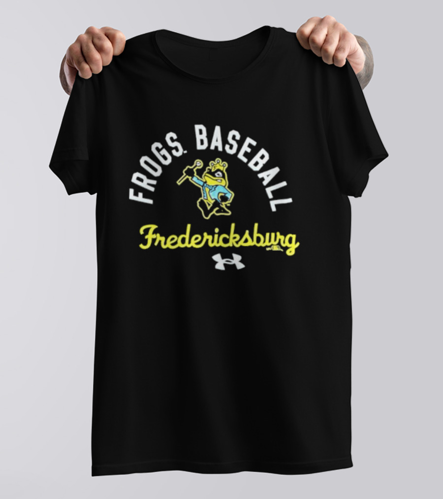 Fredericksburg Frogs Baseball Team Under Armour Logo T-Shirt