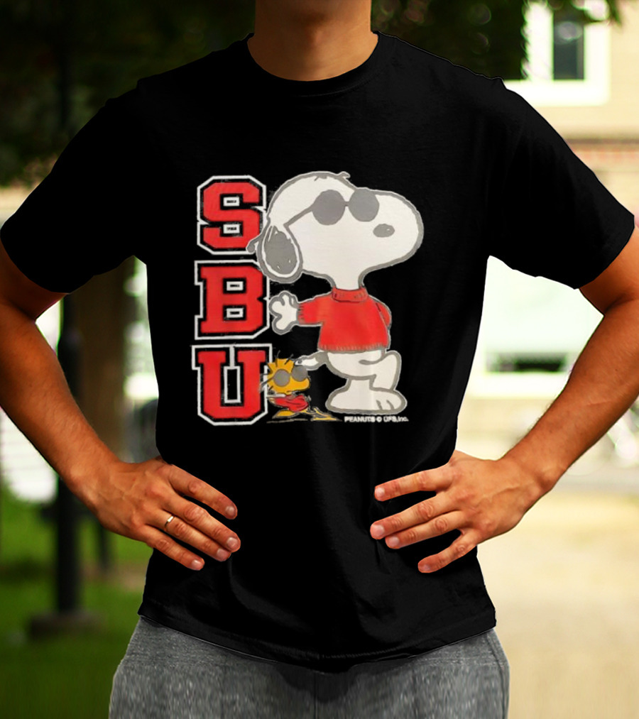 Snoopy Joe Cool SBU Peanuts Woodstock Vintage Retro Style T-Shirt