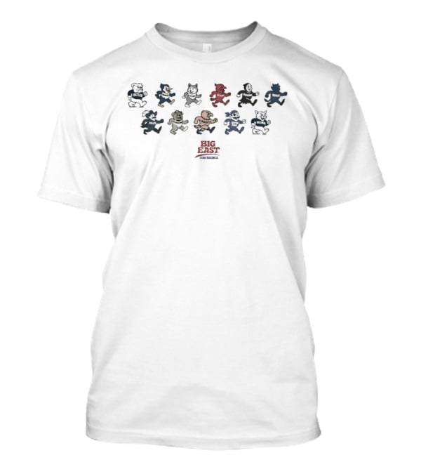 Big East Conference Grateful Dead Dancing Bears Mascot Teams T-Shirt