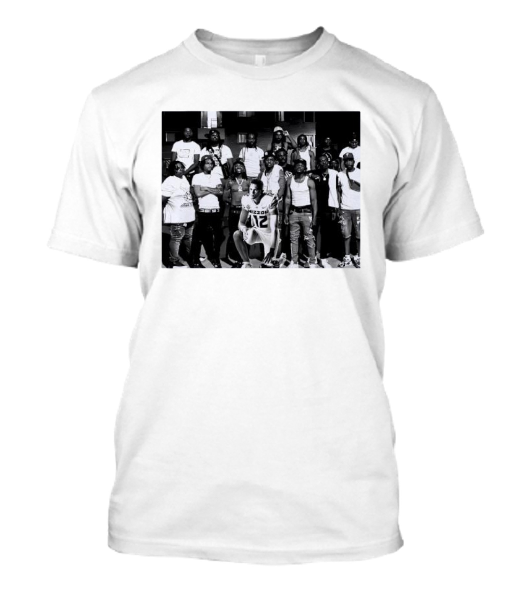 Brady Cook Missouri Football O Block Group Photo T-Shirt