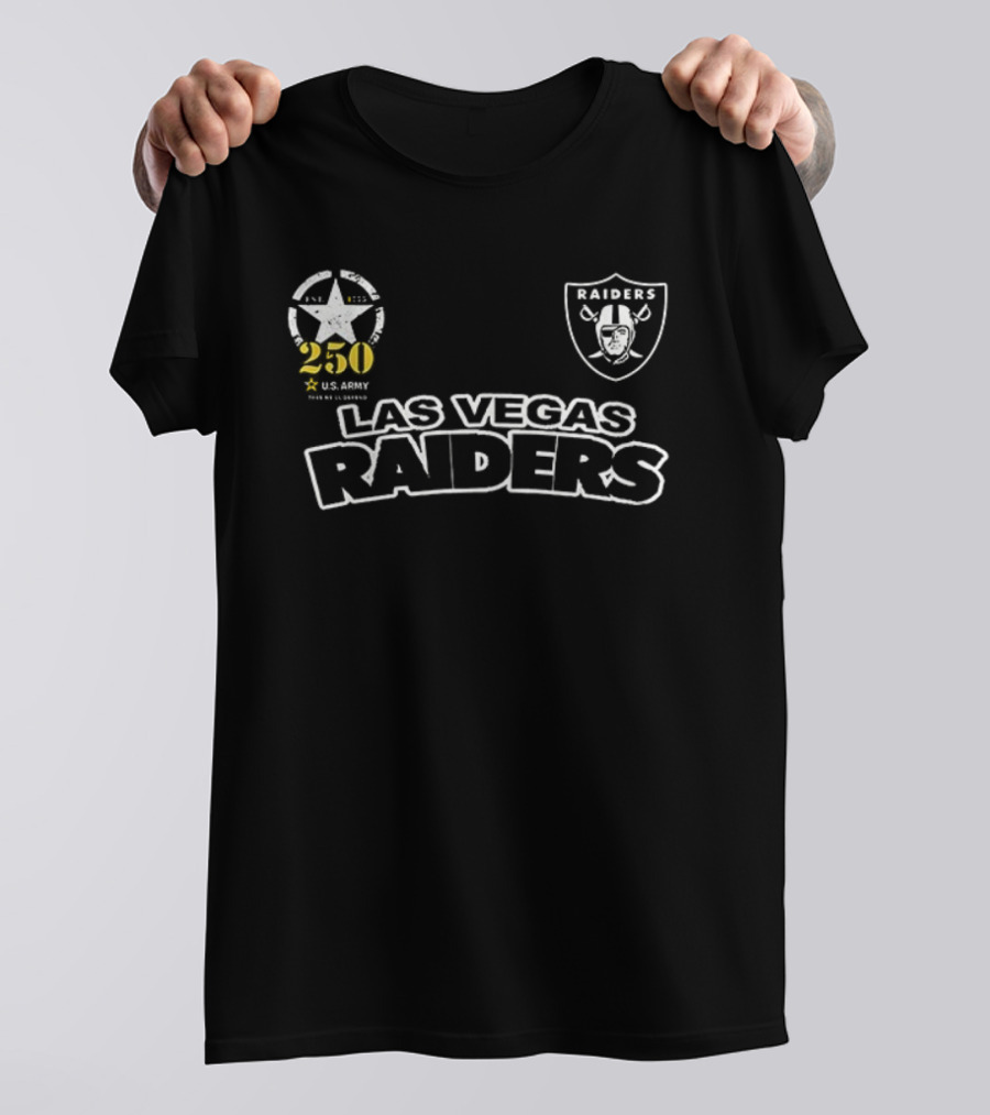 Las Vegas Raiders US Army 245th Anniversary This We'll Defend T-Shirt