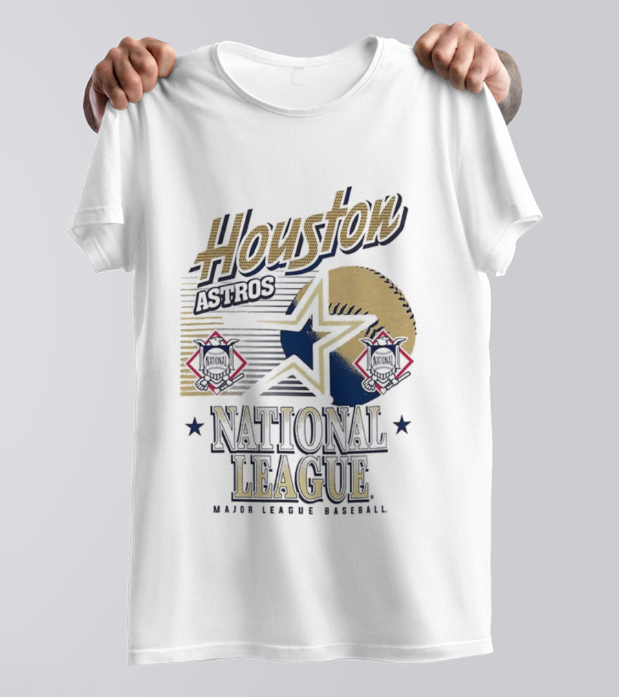 Houston Astros National League Major League Baseball Retro T-Shirt