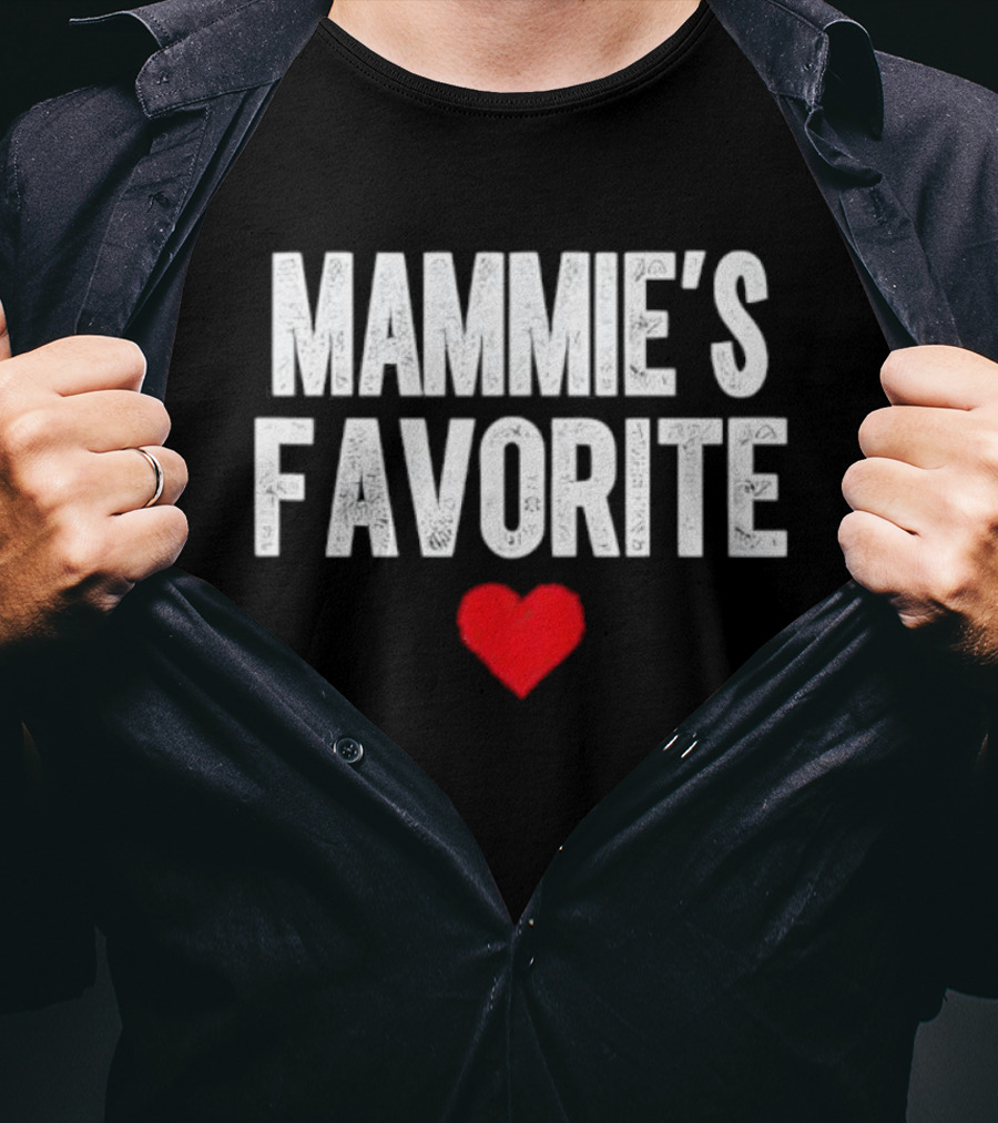 Mammie's Favorite Heart Mother's Day Grandchild T-Shirt