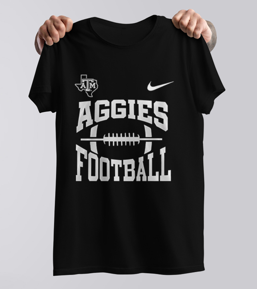 Texas A And M Aggies Football 2025 Gig ’Em Aggies Mascot Nike T-Shirt