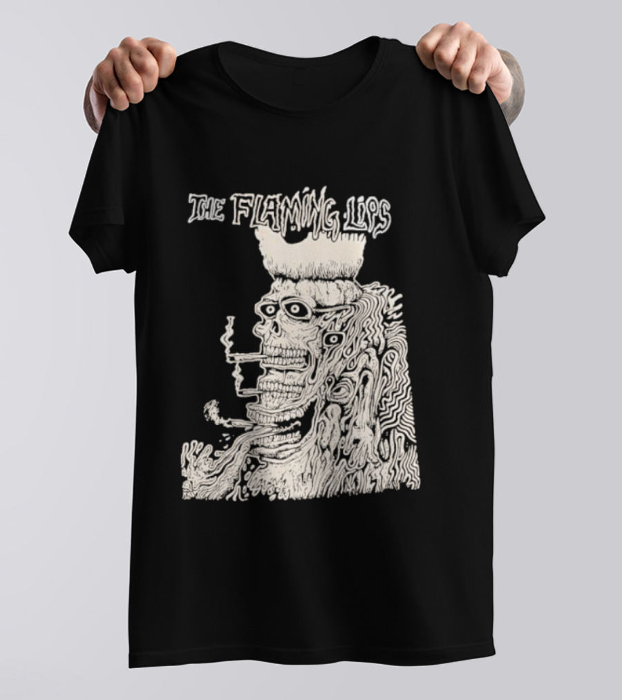 The Flaming Lips Fearless Freaks Smoking Monster Art T-Shirt