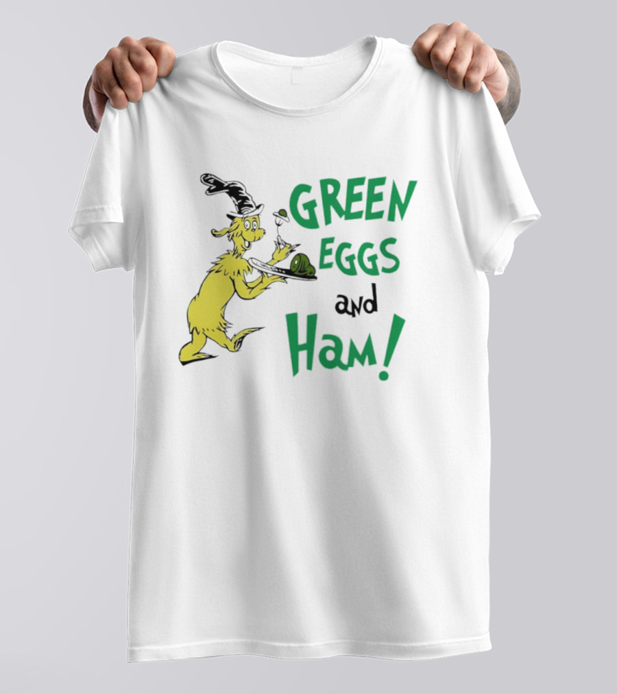 Dr Seuss Green Eggs And Ham Classic Character Sam I Am T-Shirt