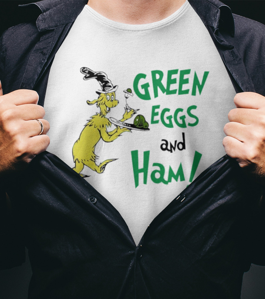 Dr Seuss Green Eggs And Ham Classic Character Sam I Am T-Shirt