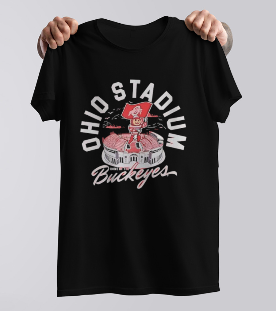 Ohio Stadium Buckeyes Flag Ohio State T-Shirt