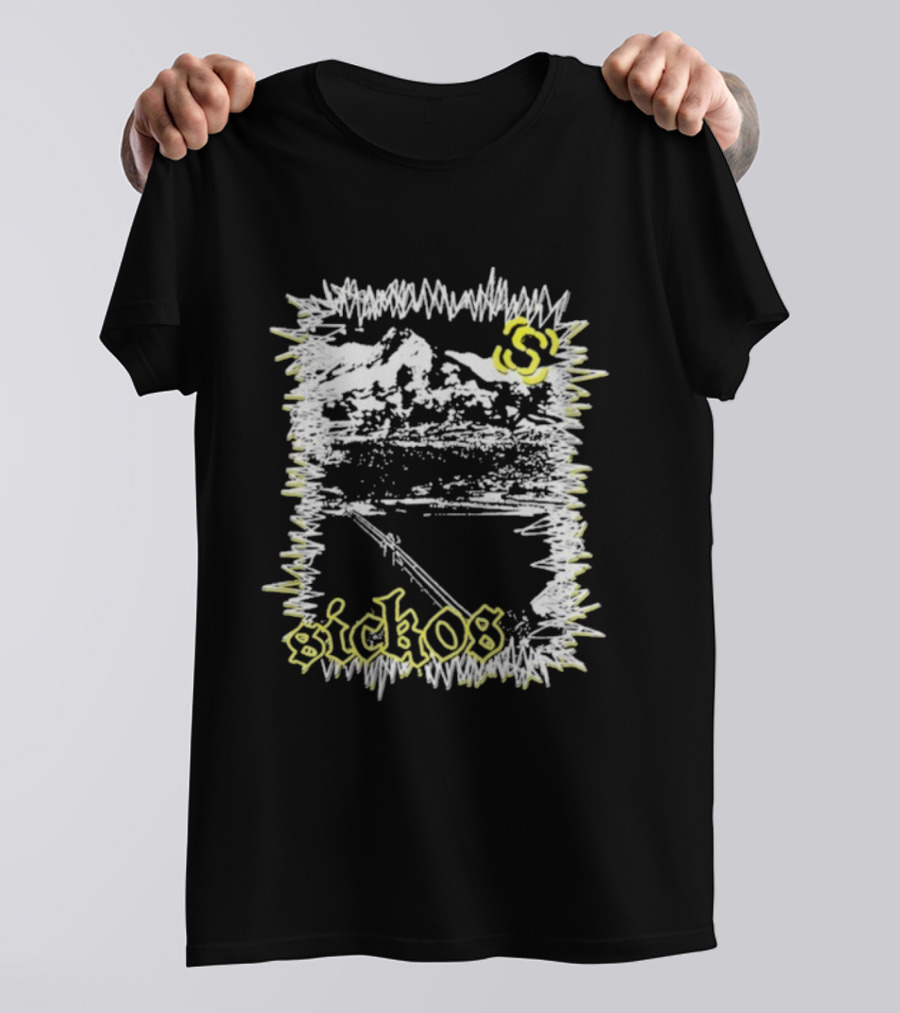 Sickos Mt. Hood Snowy Mountain Adventure S3 T-Shirt