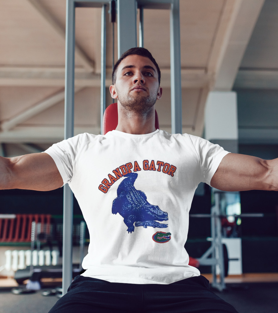 Grandpa Gator Florida Gators Football Fan Gear T-Shirt