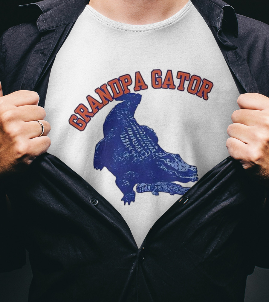 Grandpa Gator Florida Gators Football Fan Gear T-Shirt